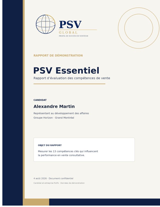 Couverture du rapport PSV Essentiel Embauche